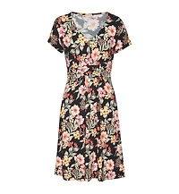 Lascana Women's Floral Short Sleeve Dress