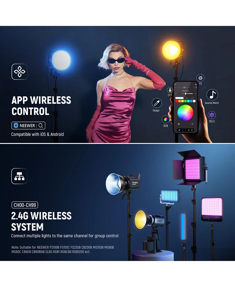 Neewer FS150C Led Video Light