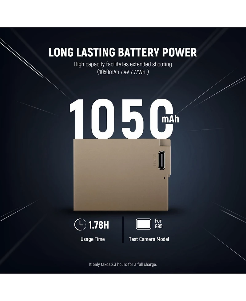 Neewer Dmw-BLC12 Camera Battery and Charging Accessory