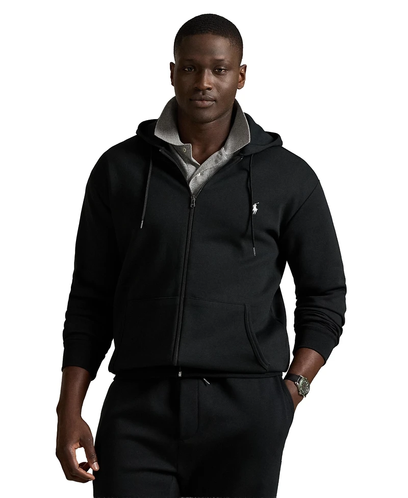 Polo Ralph Lauren Men's Big & Tall Double-Knit Full-Zip Hoodie