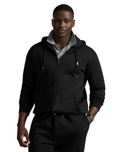 Polo Ralph Lauren Men's Big & Tall Double-Knit Full-Zip Hoodie