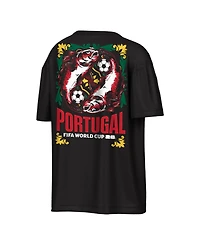 Outerstuff Men's Black Portugal Fifa World Cup 2026 Rally Oversized T-Shirt