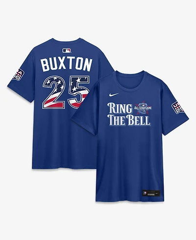 Nike Men's 2026 All-Star Game American League Byron Buxton Rush Blue Name & Number T-Shirt