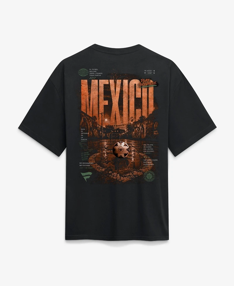 Fanatics Men's Black Mexico Streets Of The World Heavyweight T-Shirt