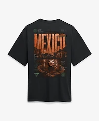 Fanatics Men's Black Mexico Streets Of The World Heavyweight T-Shirt
