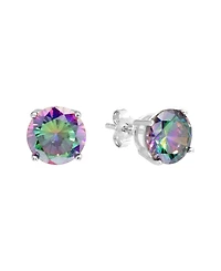 Macy's 8mm Mystic Cubic Zirconia Basket Stud Earrings