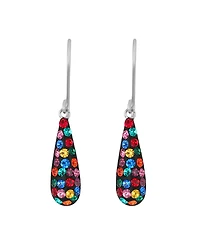 Macy's Pave Crystal Teardrop Earrings
