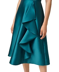 Adrianna Papell Women's One-Shoulder Fit & Flare Midi Dress