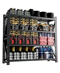 Streamdale Furniture Heavy Duty Adjustable Metal Garage Shelving Unit, 6000LBS Capacity