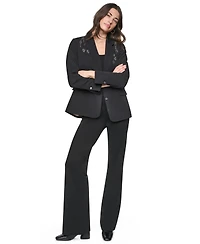 Dkny Women's Collared & Two-Button Jacket