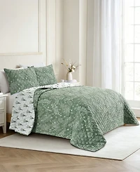 Lenox Pinecone Winter 2-Piece Quilt Set, Twin