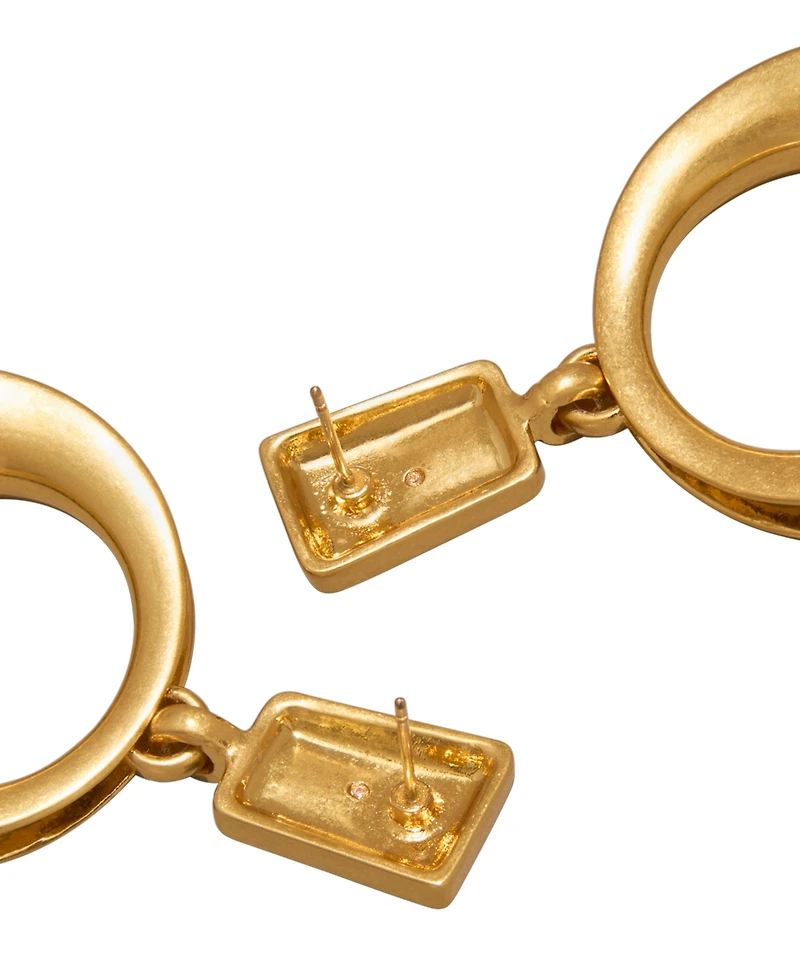 Donna Karan New York Gold-Plated Valley Hoop Earrings