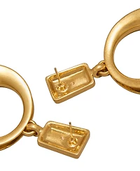 Donna Karan New York Gold-Plated Valley Hoop Earrings