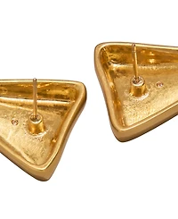 Donna Karan New York Gold-Plated Valley Stud Earrings