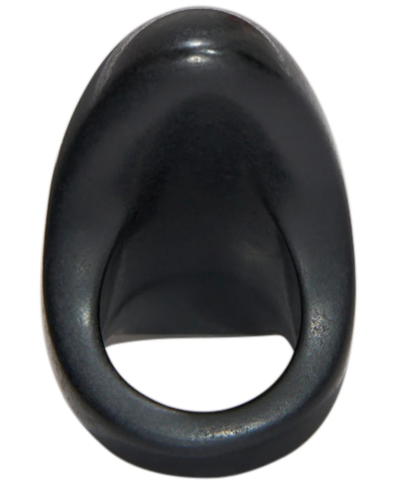 Donna Karan New York Black-Tone Dynamic Matte Resin Ring