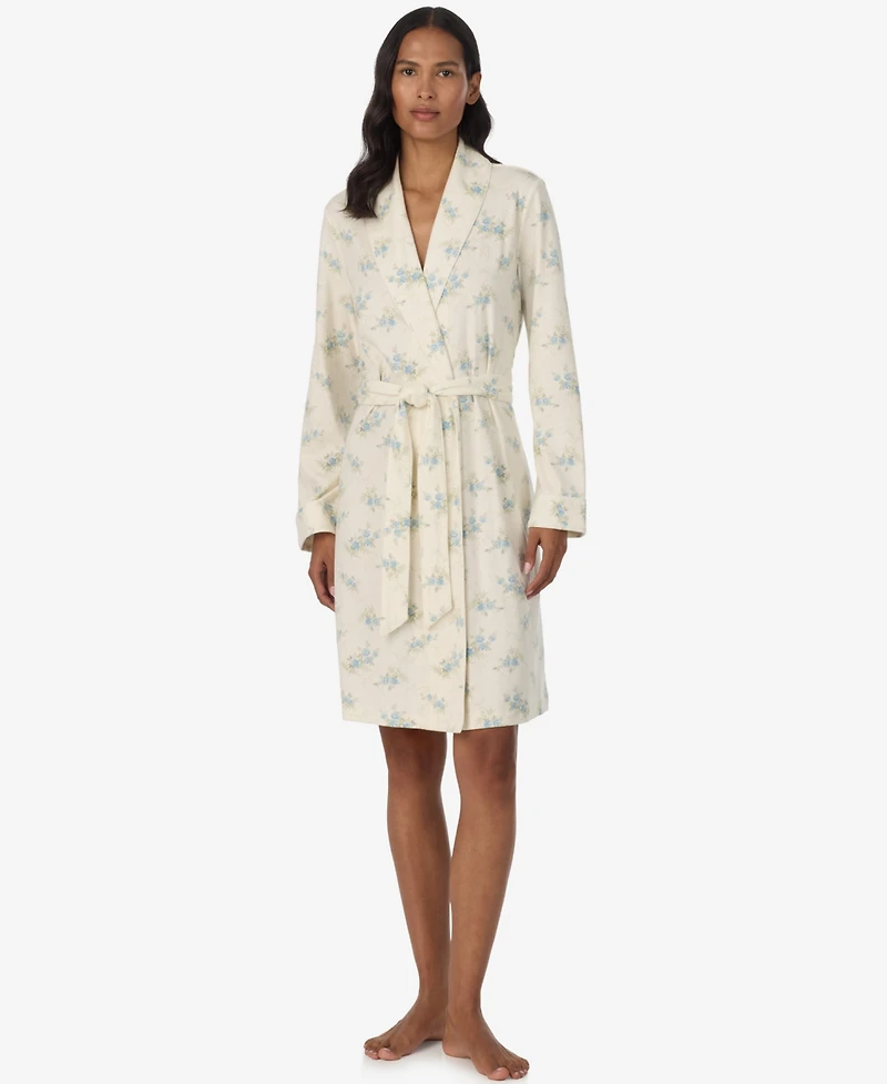 Lauren Ralph Women's Short Shawl Collar Robes