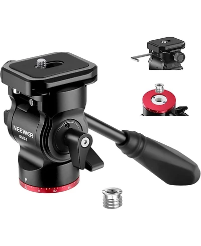 Neewer GM24 Camera Tripod with 6.6lb, 3kg for Arca Swiss for Compact Video Cameras Dslr Cameras