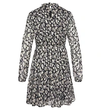 Lascana Women's Long Sleeve Floral Pattern Dress