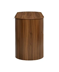 Streamdale Furniture Storage Writing Desk, Dark Walnut