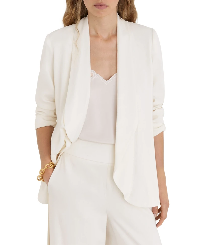 Reiss Women's Clover Tie-Front Wrap Suit Jacket