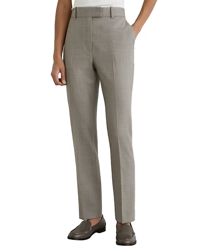 Reiss Women's Darcy Wool-Blend Slim-Leg Trousers