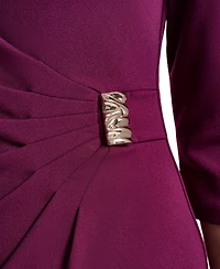 Jessica Howard Petite Boat Neck Sheath Dress