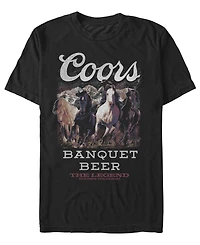 Fifth Sun Men's Coors Coors Horses T-Shirt