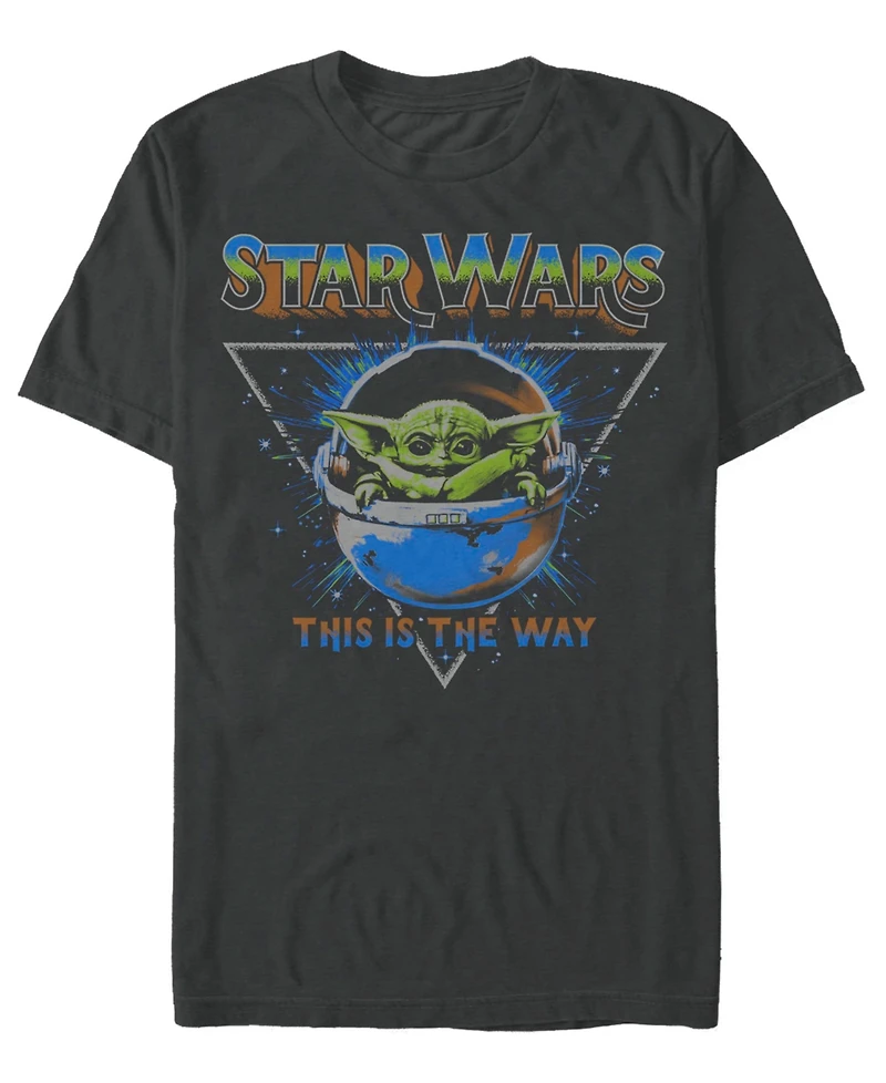 Fifth Sun Men's Star Wars Mandalorian Light Speed Child T-Shirt