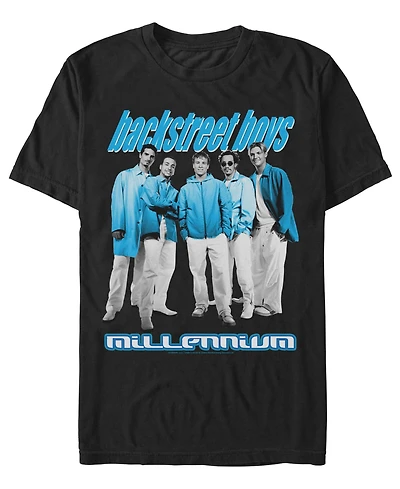 Fifth Sun Men's Backstreet Boys Blue Group T-Shirt