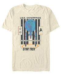 Fifth Sun Men's Star Trek The Original Series Uss Enterprise T-Shirt