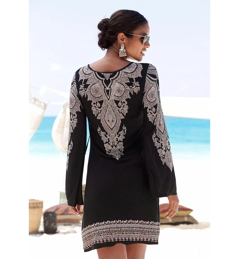 Lascana Women's Lace Up Dress