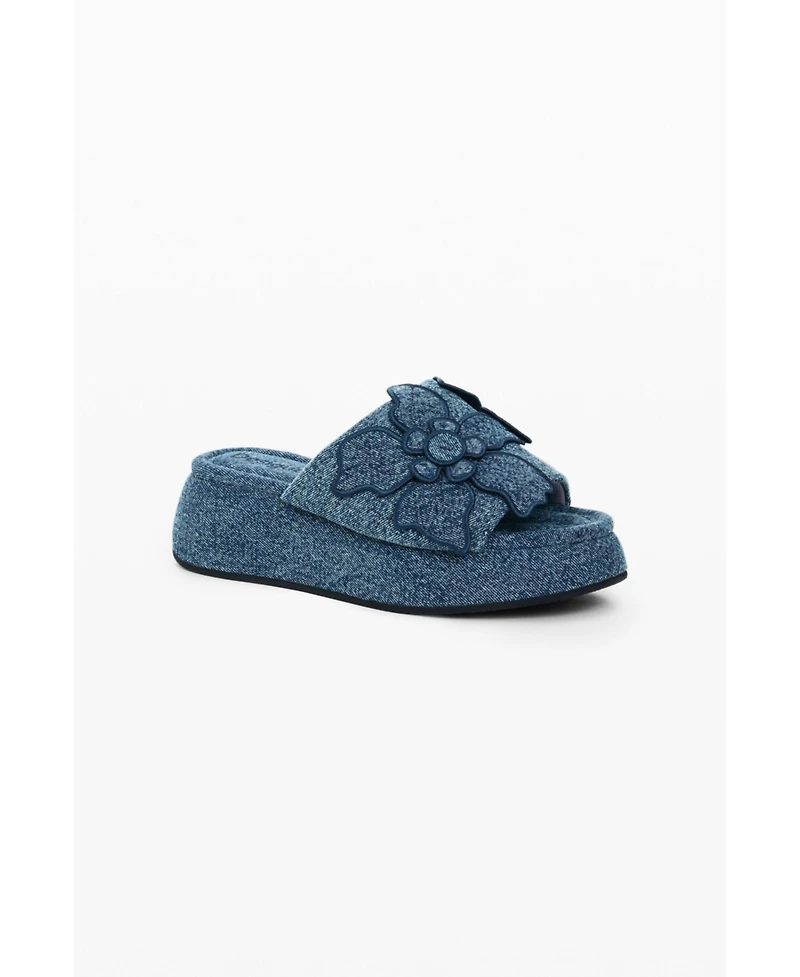 Desigual Women's Platform Denim Sandal