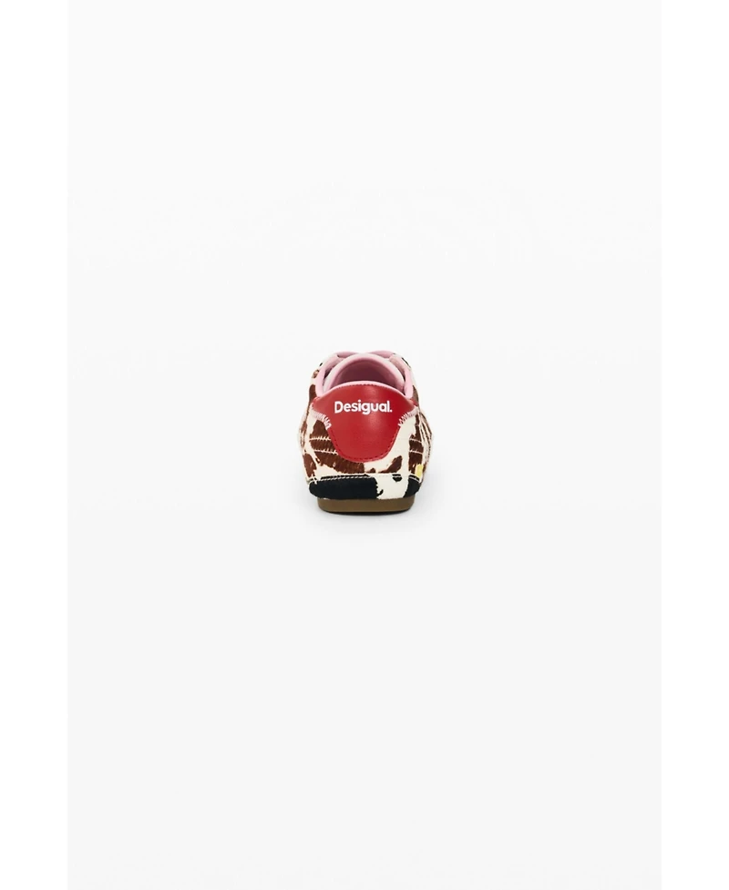 Desigual Women's Animal Patch Sneakers Leather