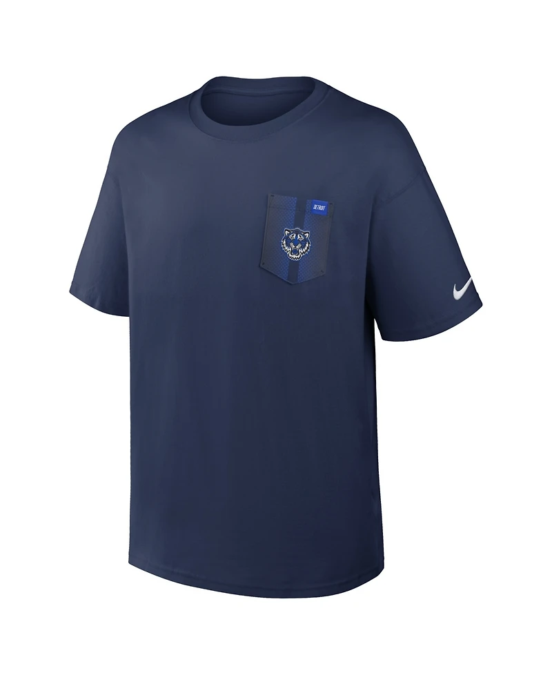 Nike Men's Navy Detroit Tigers City Connect Max90 Pocket T-Shirt