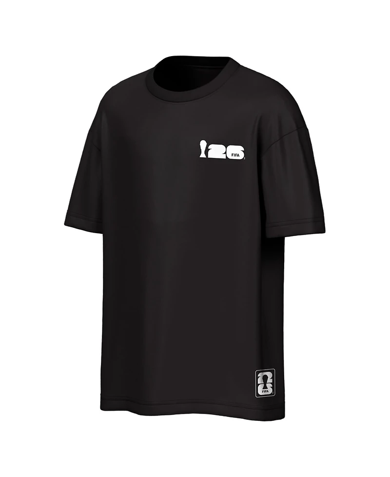 Outerstuff Men's Black Brazil Fifa World Cup 2026 Rally Oversized T-Shirt