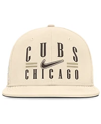 Nike Men's Natural Chicago Cubs True Dri-fit AeroBill Fitted Hat