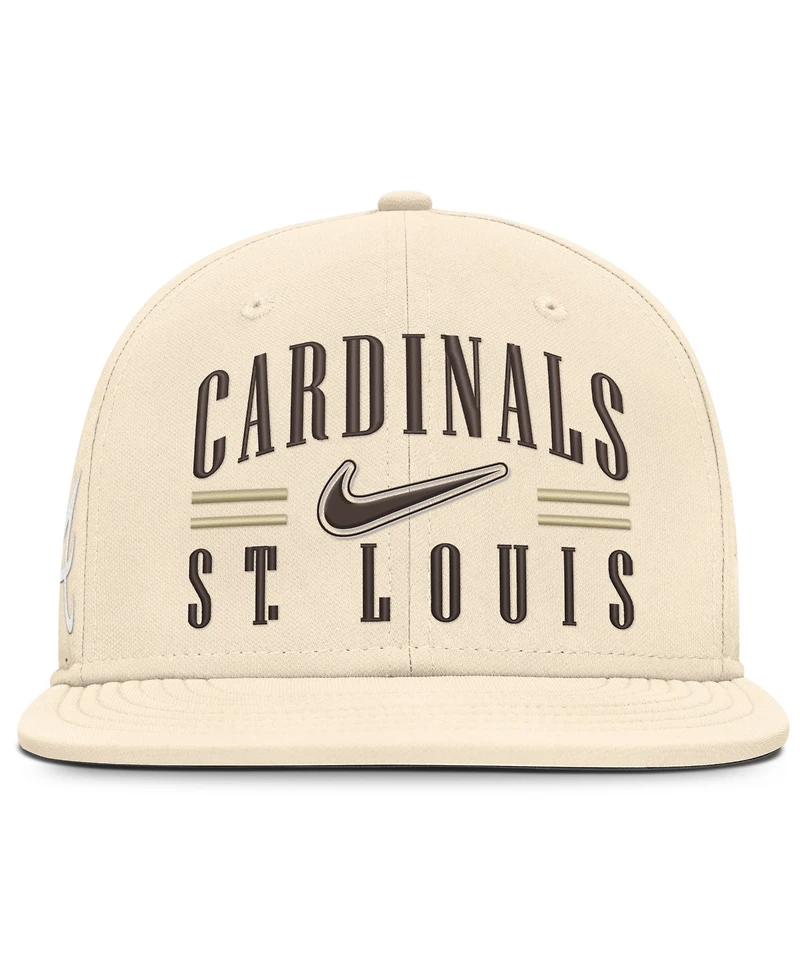 Nike Men's Natural St. Louis Cardinals True Dri-fit AeroBill Fitted Hat