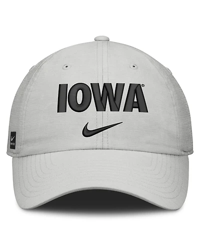 Nike Men's and Women's Gray Iowa Hawkeyes 2026 On-Field Gameday Club Adjustable Hat