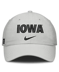 Nike Men's and Women's Gray Iowa Hawkeyes 2026 On-Field Gameday Club Adjustable Hat