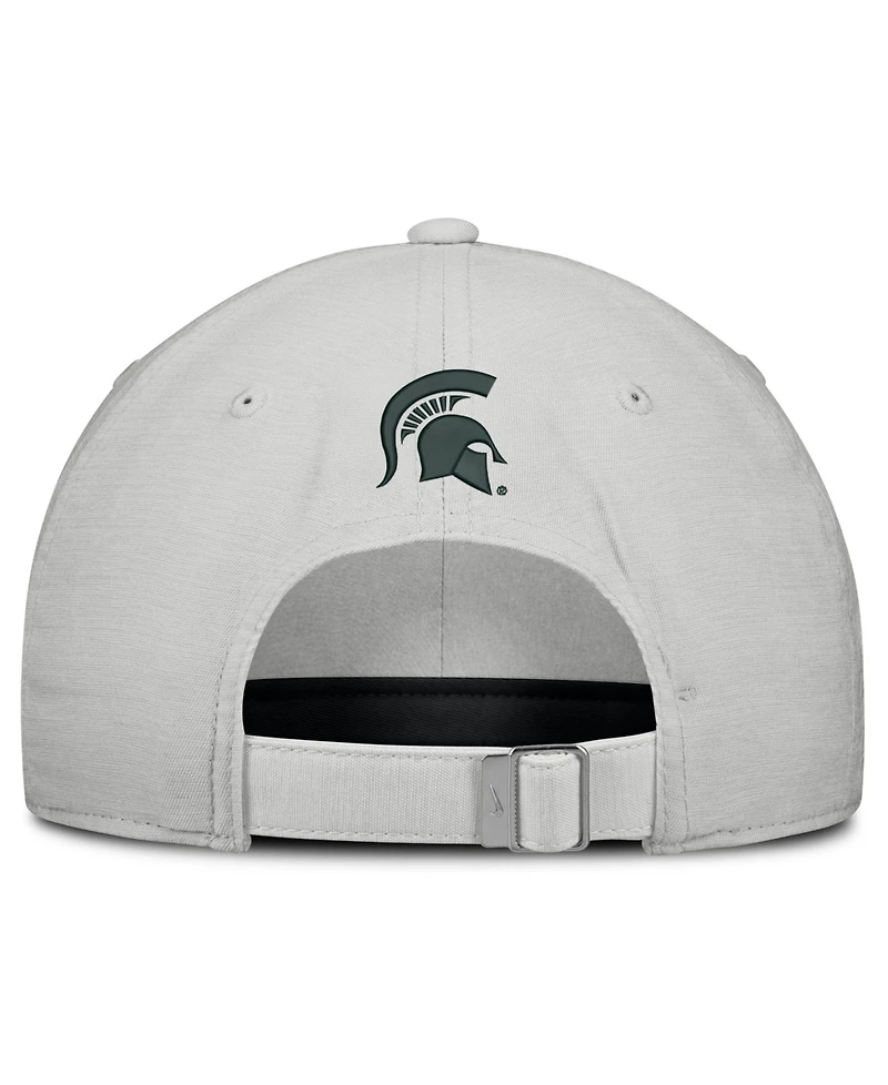 Nike Men's and Women's Gray Michigan State Spartans 2026 On-Field Gameday Club Adjustable Hat