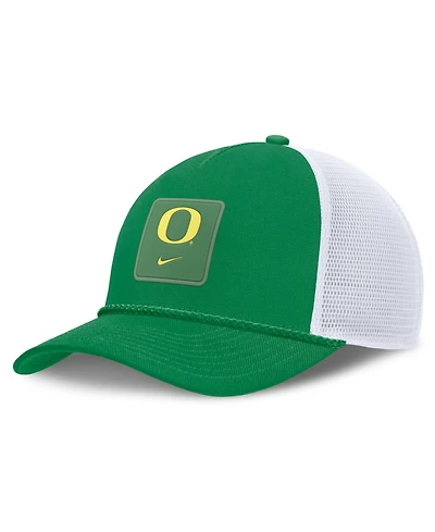 Nike Men's and Women's Green Oregon Ducks 2026 On-Field Gameday Rope Trucker Adjustable Hat