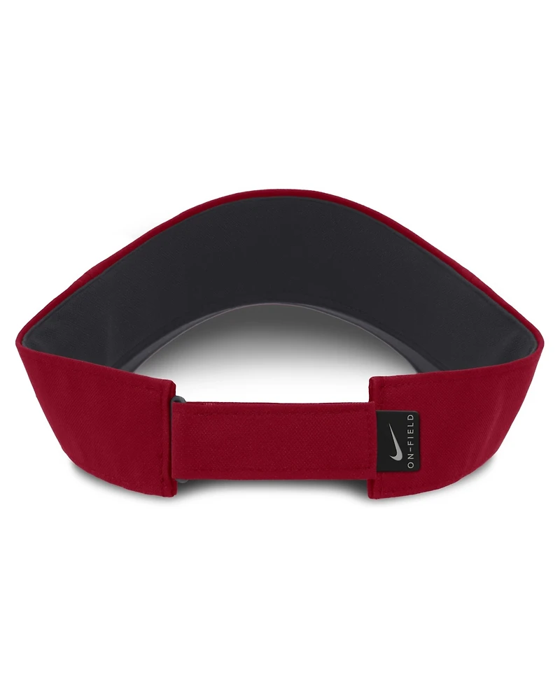 Nike Men's and Women's Crimson Alabama Crimson Tide 2026 On-Field Ace Adjustable Visor