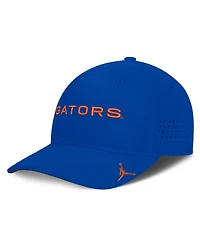 Jordan Men's Royal Florida Gators Gameday Aerobill Swooshflex Dri-fit Hat
