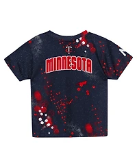 Outerstuff Toddler Navy Minnesota Twins Pinch Hitter T-Shirt and Shorts Set