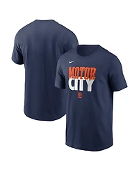 Nike Men's Navy Detroit Tigers City Connect Handwriting Club T-Shirt