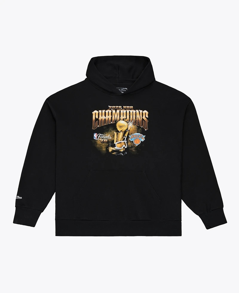 Mitchell & Ness Men's Black New York Knicks 2026 Nba Finals Champions Hoodie
