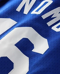 Mitchell & Ness Men's Hideo Nomo Royal Los Angeles Dodgers Big and Tall Cooperstown Collection Mesh Batting Practice Jersey
