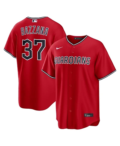 Nike Men's Travis Bazzana Red Cleveland Guardians Alternate Replica Jersey