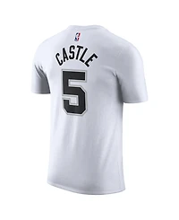 Nike Men's and Women's Stephon Castle White San Antonio Spurs Name & Number T-Shirt
