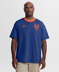 Nike Men's Royal New York Mets Cooperstown Collection Ringer T-Shirt